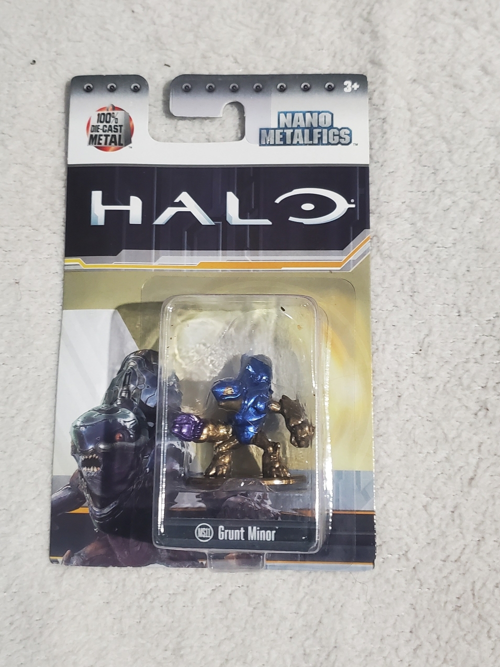 Halo Grunt Minor Nano Metalfigs - Blue, Gold & Purple